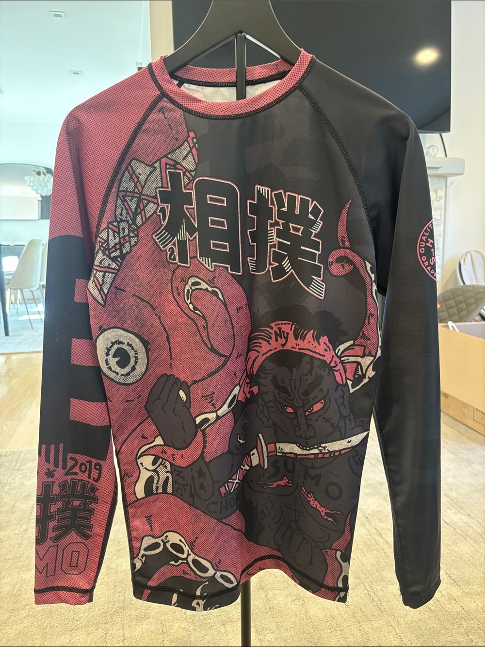 Half Sumo BJJ Rash Guard